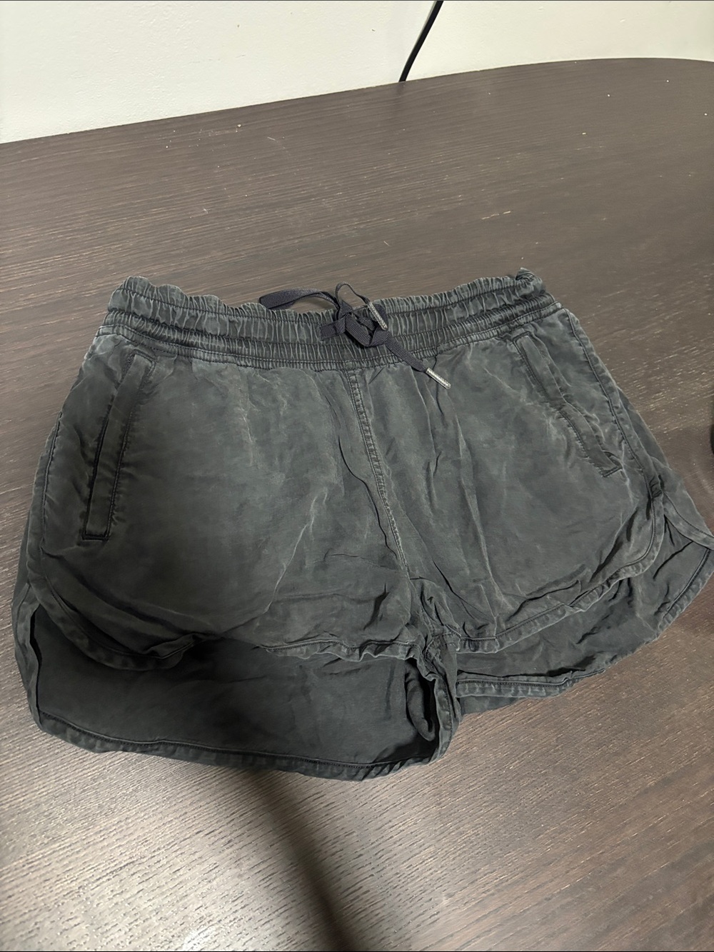 lululemon athletica off Black Women's Athletic Drawstring Shorts
